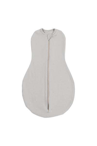 Kidizi Sistem de infasat cu fermoar dublu SnugPod Grey M, pentru 3.8-7 kg, 0.5 tog