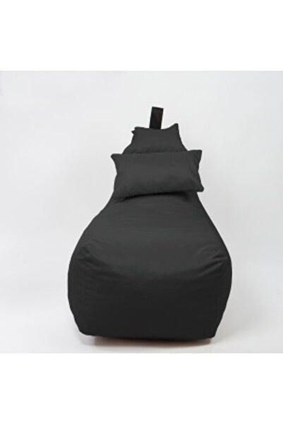 Pufrelax Fotoliu puf, Miraggio, perna inclusa, material impermeabil, Gri inchis