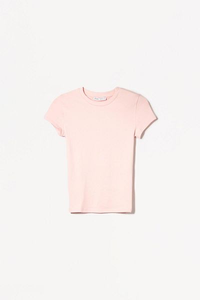 Bershka Short sleeve crew neck T-shirt