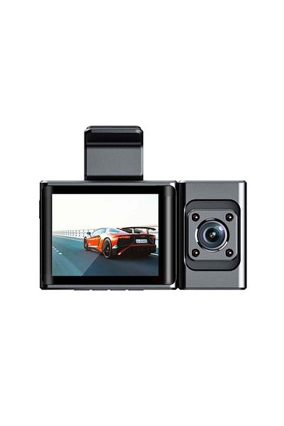 SmartHub 1 Best Car Dash Cam with 3 Lenses, 4K, 24-Hour Continuous Recording