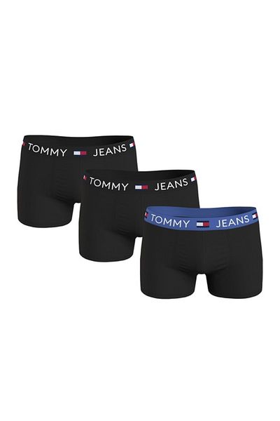 Tommy Hilfiger , Set de boxeri cu banda logo in talie - 3 perechi, Negru, 2XL