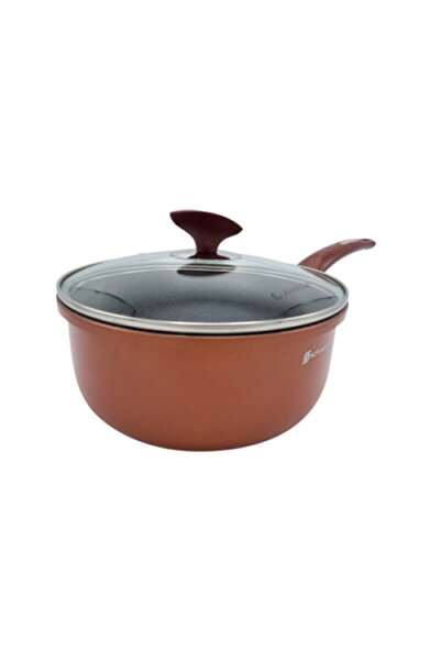 SCHMITTER Saucepan with handle and lid, cast aluminum, 3 layers of ceramic, bakelite handle, 16x8.5cm