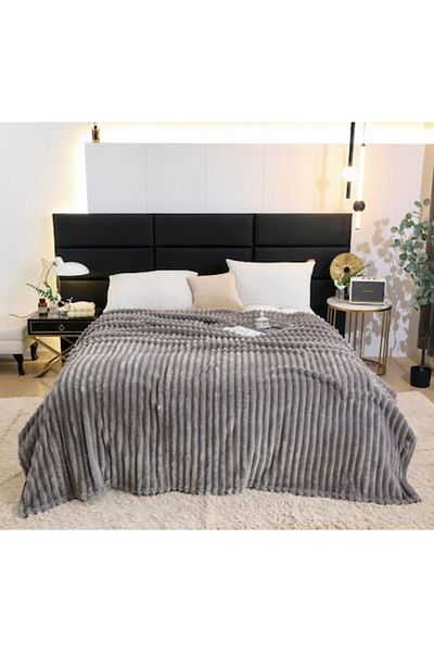 JOJO HOME Cocolino Blanket for Double Bed, Jojo Home, Solid Color, 2 Persons, 200x230cm, Gray
