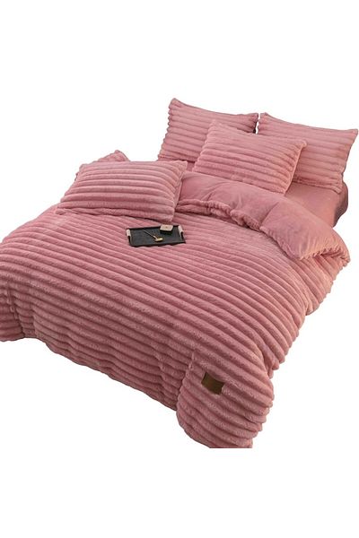 OEM Double Bed Cocolino Bedding Set, Thick Stripes 5 cm, 4 Pieces