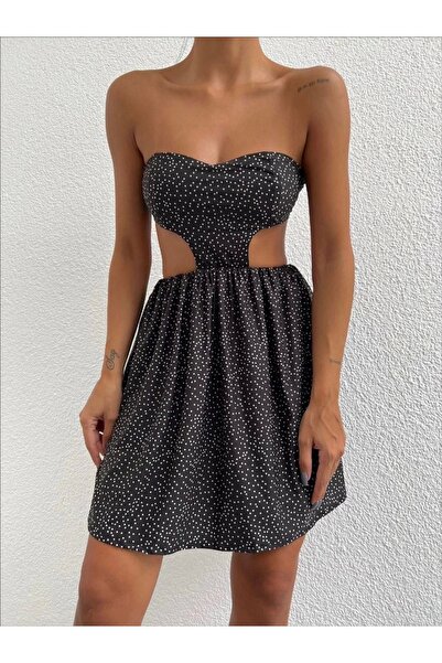 Ruby Strapless Dress with Rhinestones