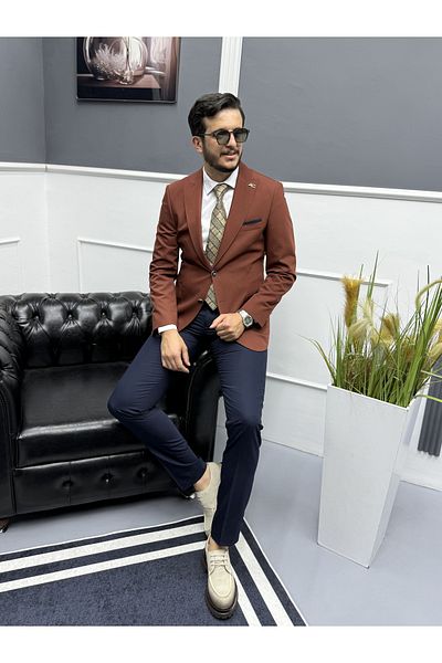 Avni Ceylan Lux Italian Style Men's Suit Classic and Modern Style in One