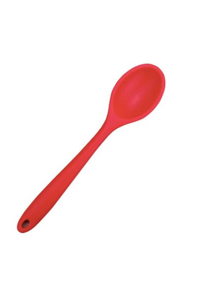 OEM Silicone Kitchen Spoon, Red, 250-degree Heat Resistant, 27 cm