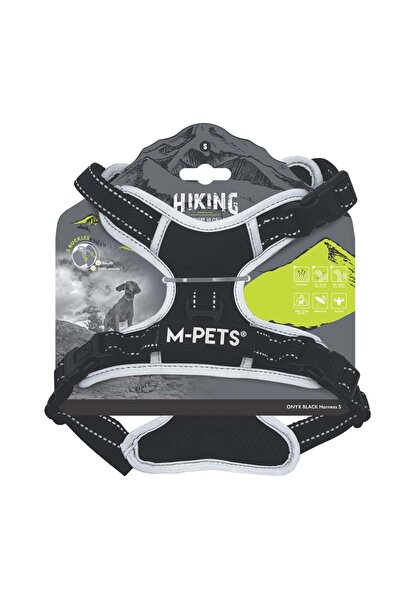 M-PETS HIKING REFLEKTÖRLÜ SOFT SIRT TASMASI BLACK (S)