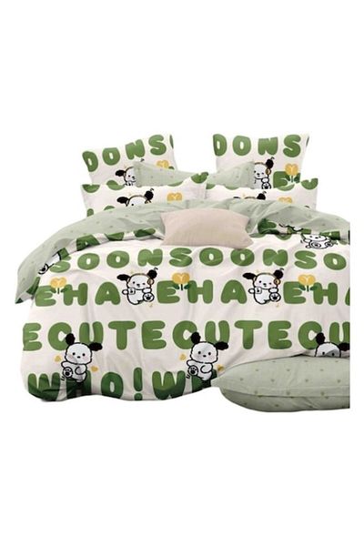 OEM Elegant Single Bed Linen for 1 Person, 4 Pieces, Multicolor, H23