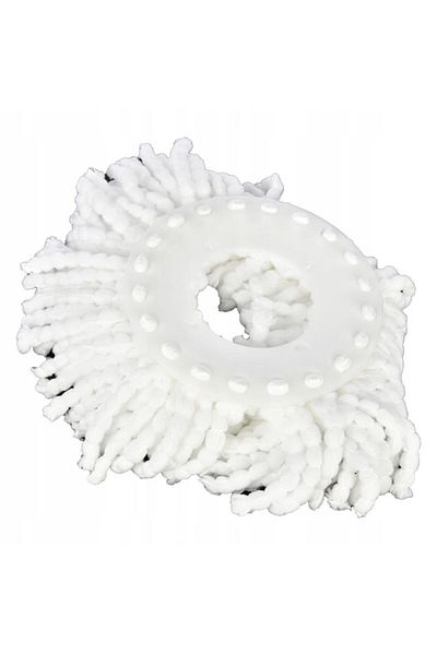 Prymus AGD Rotating Mop Refill, Prymus AGD, Microfiber/Plastic, 13.5 cm, White