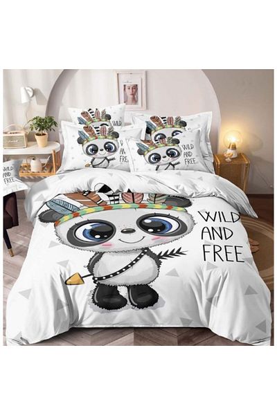 OEM 3D Finet Bedding Set for Double Bed, Premium Quality, 6 Pieces, MS STAR