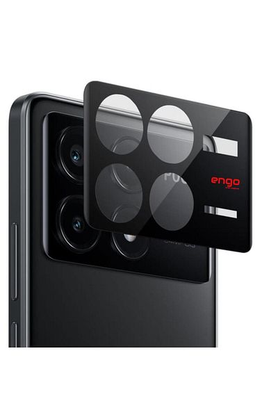 Engo واقي كاميرا Xiaomi Poco F6 Pro من الزجاج المقسى بصلابة 9 ساعات