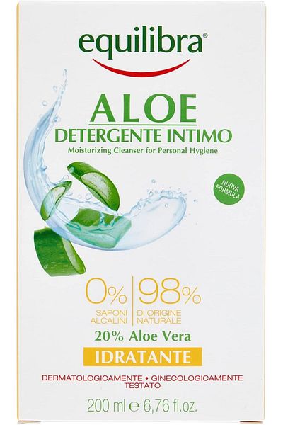 Equilibra Aloe Solutie Curatare Igiena Intima, Hidratanta, 200 ml
