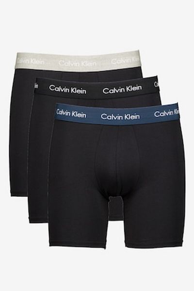Calvin Klein , Set of 3 Boxers with Logo, Black/Gray/Navy, L