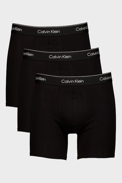 Calvin Klein , Set of boxers with plain design - 3 pairs, Dark Grey, M