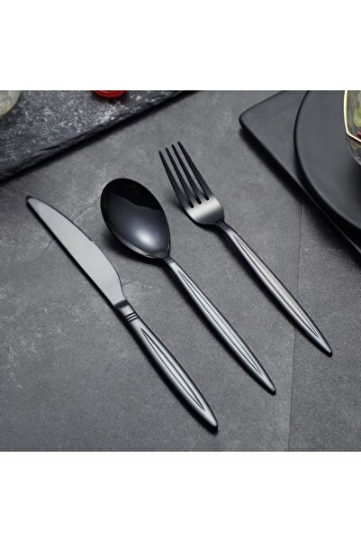 OEM Set tacamuri din inox 30 piese, Grunberg, BL386B30, Negru