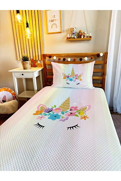 milroma طقم بيكيه مفرد مطبوع للأطفال والرضع مقاس 160x220 سم