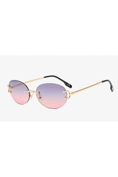 Toz Vintage Zavone Purple Pink Vintage & Retro Unisex Sunglasses