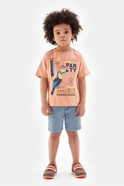 Nebbati Boy Salmon Tshirt