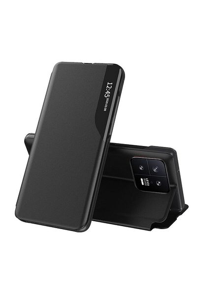 dalip Protective Flip Cover Compatible with Xiaomi Poco X3/NFC/Pro, eFold, Black