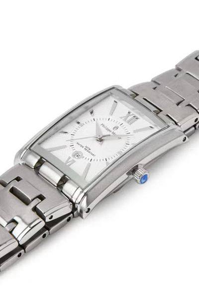 Philippe Moraly Women Metal Analog Wrist Watch M1134WW - 24.5mm - Silver