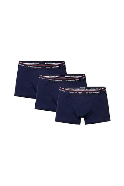 Tommy Hilfiger , Set of boxer briefs made of cotton blend with logo waistband - 3 pairs, Red,