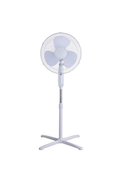 VICTRONIC Ventilator de picior, 40 cm, 3 trepte de viteză, 40W, MS STAR, ALB