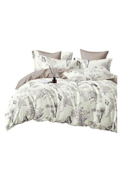 OEM Double Bed Sheet, 6 Pieces, Cotton Finet, Multicolor