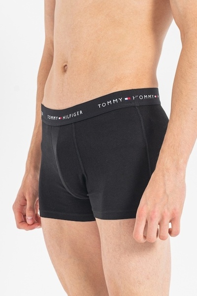 Tommy Hilfiger , Set of boxers with logo waistband - 3 pairs, Black, L