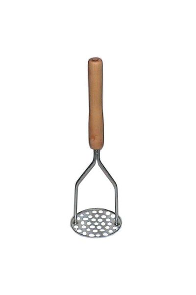 Henderson Metal Whisk for Potatoes, Wooden Handle