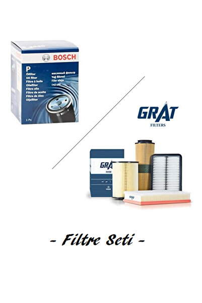 Bosch Seat İbiza Benzinli 1.0 Eco Tsi (2017-2020) Filtre Bakım Seti Hava - Ya...