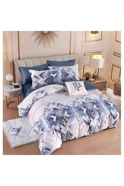 OEM Elegant Double Bed Linen, 6 Pieces, Cotton Finet