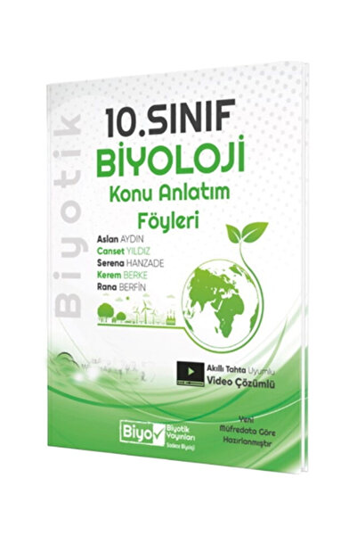 Biyotik Yayınları Biyotik Yayınları 10. Sınıf Biyoloji Konu Anlatım Föyleri 2026