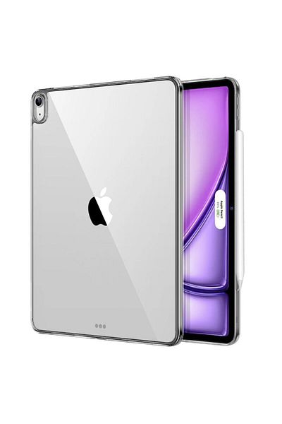 Dali Protective Case for Tablet Compatible with Apple iPad Air 13 2024, Classic Hybrid, Black Edges, TPU,