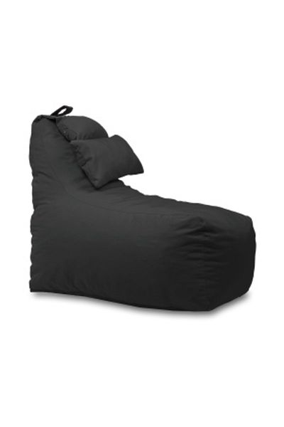 Pufrelax Fotoliu puf, Miraggio, perna inclusa, material impermeabil, Gri inchis