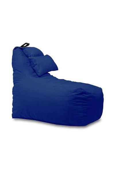 Pufrelax Fotoliu puf, Miraggio, perna inclusa, material impermeabil, Blue Royal