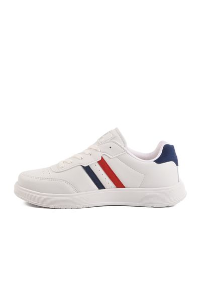 AYK'S Pantofi sport de damă alb-roșu la modă 163 G