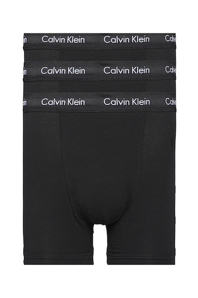 Calvin Klein Set de boxeri cu logo - 3 perechi, Negru, Mărime M