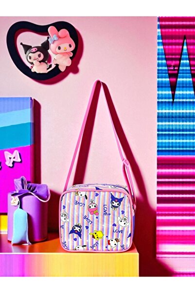 Shopiolog Primary School Orthopedic Waterproof Water Bottle 3 Compartments Nutritional 2-Piece Primary School Girl Backpack