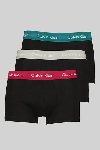 Calvin Klein , Set of Low Waist Boxers - 3 pairs, Anthracite Gray, L
