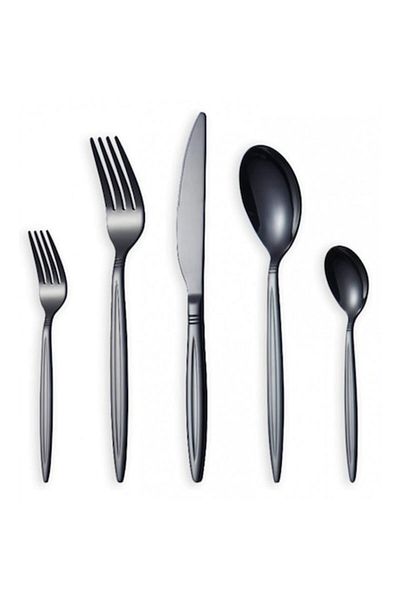 OEM Set tacamuri din inox 30 piese, Grunberg, BL386B30, Negru