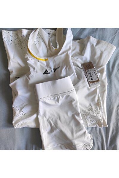 adidas Wimbledon London Tennis Dress, white, M