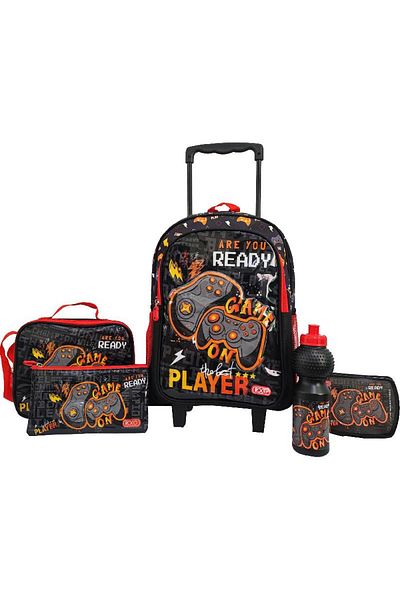 Roco Player 5-in-1 Value Set Trolley Bag with Accessory – 17 Inch Gamer School Set