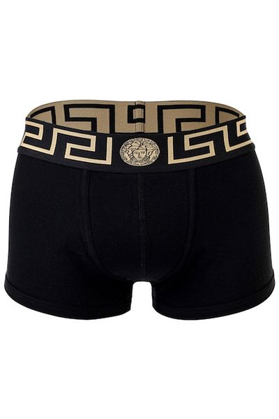 Versace Boxeri cu bandă cu logo în talie Topeka, Negru, L