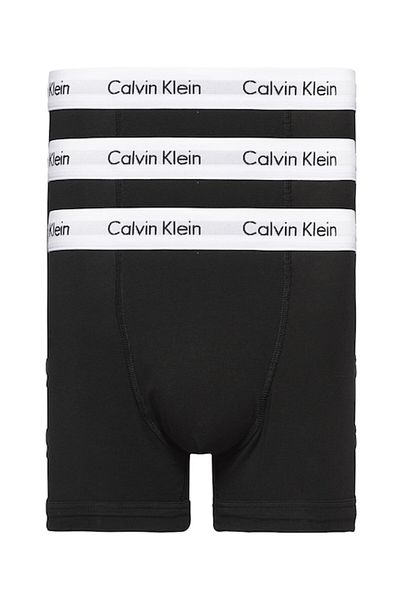 Calvin Klein , Set of Boxers with Logo - 3 Pieces, White, Black, L