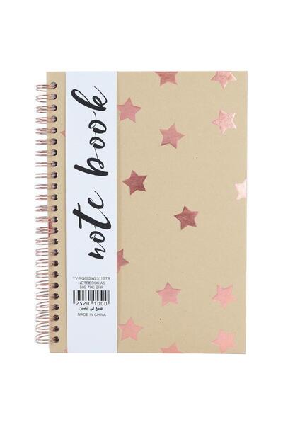 Roco دفتر ملاحظات StarA580، مسطر، بني/نحاسي