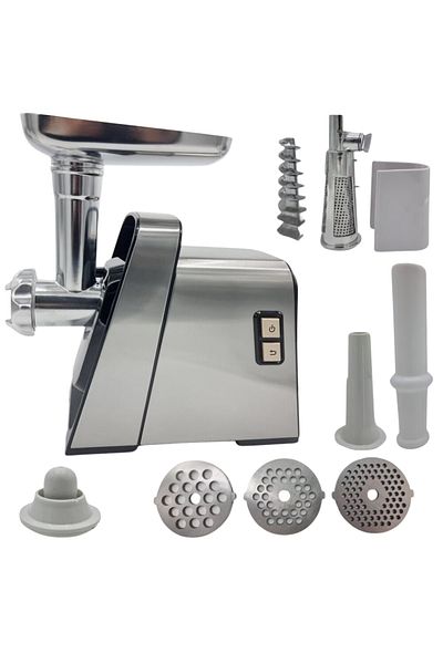 Blasko Masina Electrica Profesionala de Tocat Carne, Putere 3000W, Functie Reverse, 2 Site din Inox 5mm si