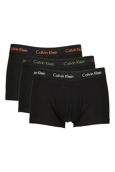 Calvin Klein Set boxeri cu talie joasă - 3 perechi, Negru decolorat, M