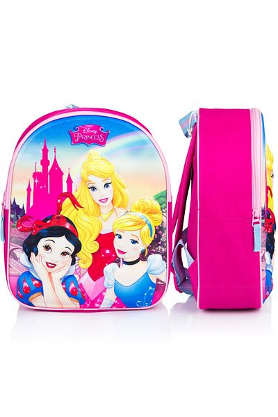 Disney 3D Disney Princesses Girls' Backpack, 30 x 25 x 10 cm