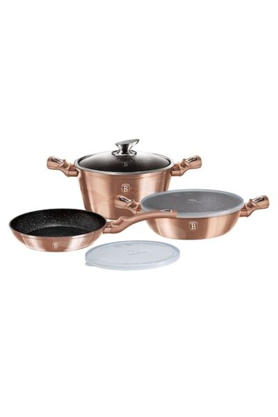 Berlinger Haus Metallic Line Rose Gold 6-piece Cookware Set BH-7047